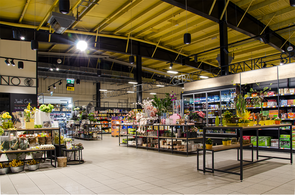 Die Markthalle von innen